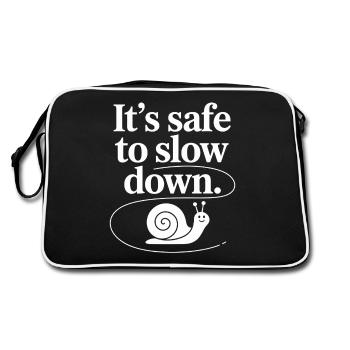 Thérapie Affirmation Pleine conscience Citation Sentiments - Sac Retro - noir/blanc - Dos