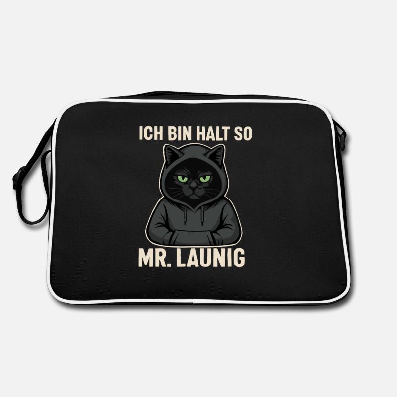 Mr. Whimsy – That's just the way I am! Miesepeter-Katzen-De Retro Bag