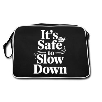 Thérapie Affirmation Pleine conscience Citation Sentiments - Sac Retro - noir/blanc - Dos