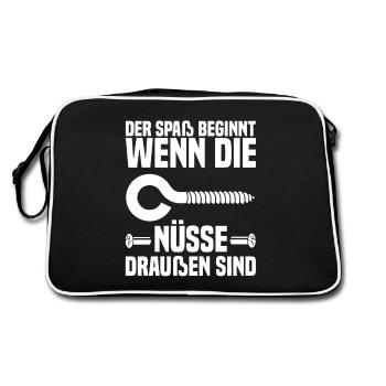Échafaudage Artisan Échafaudage - Sac Retro - noir/blanc - Dos