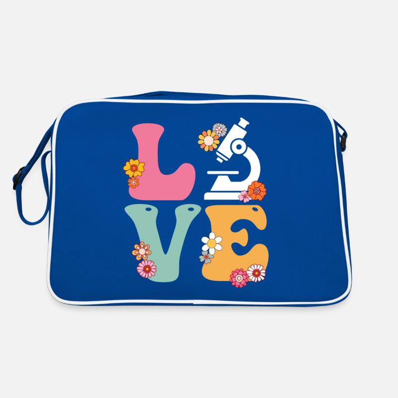 Love Medical Lab Scientist Boho Rainbow MLS Retro Bag