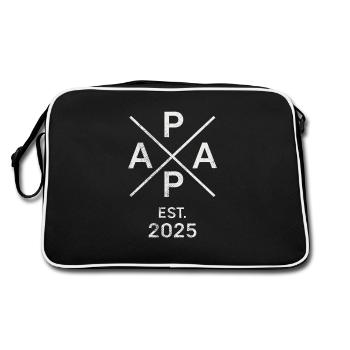 Papa 2025 - Sac Retro - noir/blanc - Dos