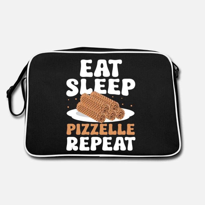 Pizzelle Waffel - Italienische Waffeln Retro Tasche