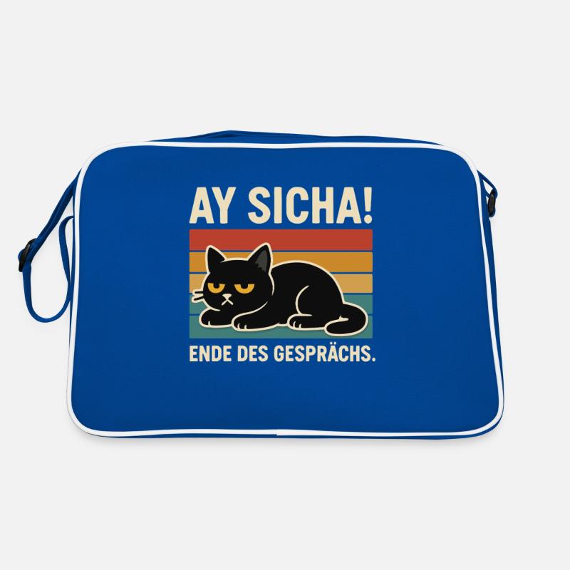 Ay Sicha Cat Retro Retro Bag