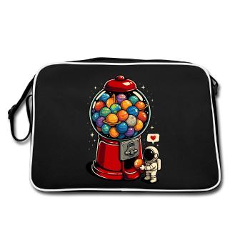 Gumball Galaxy - Retro Bag - black/white - Back