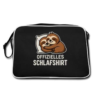 Chemise de nuit Sloths - Sac Retro - noir/blanc - Dos