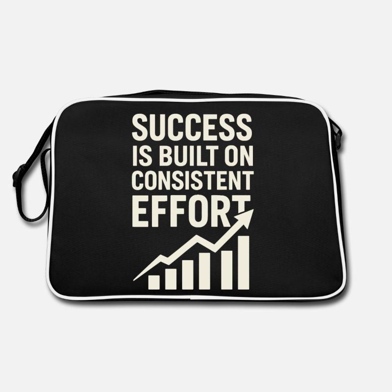 Success comes from constant effort - Retro Bag