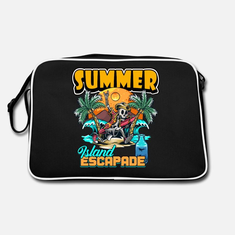 Escapade sur l’île d’été Design Sac Retro