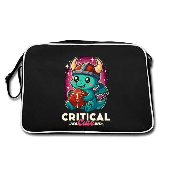 Dragon ds 20 critical cute - Retro Bag - black/white - Back