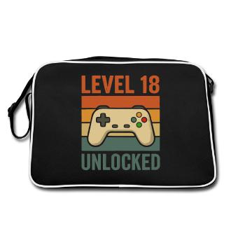Gamer Anniversaire Design Rétro - Sac Retro - noir/blanc - Dos
