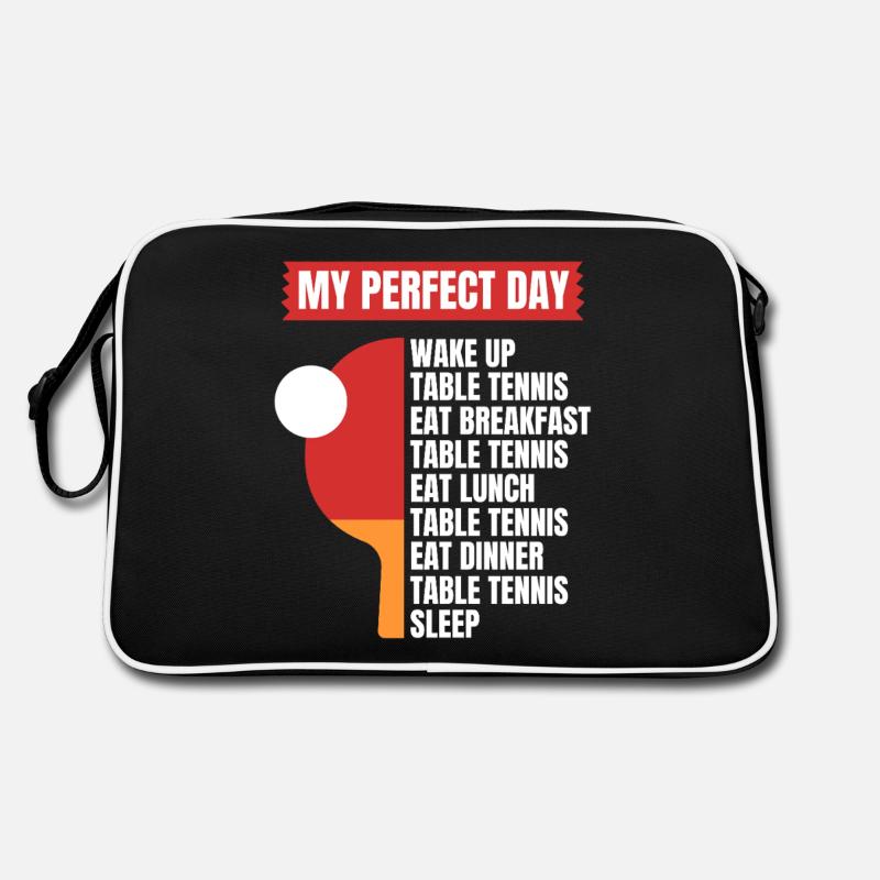 Table Tennis Design Table Tennis Fun Sac Retro