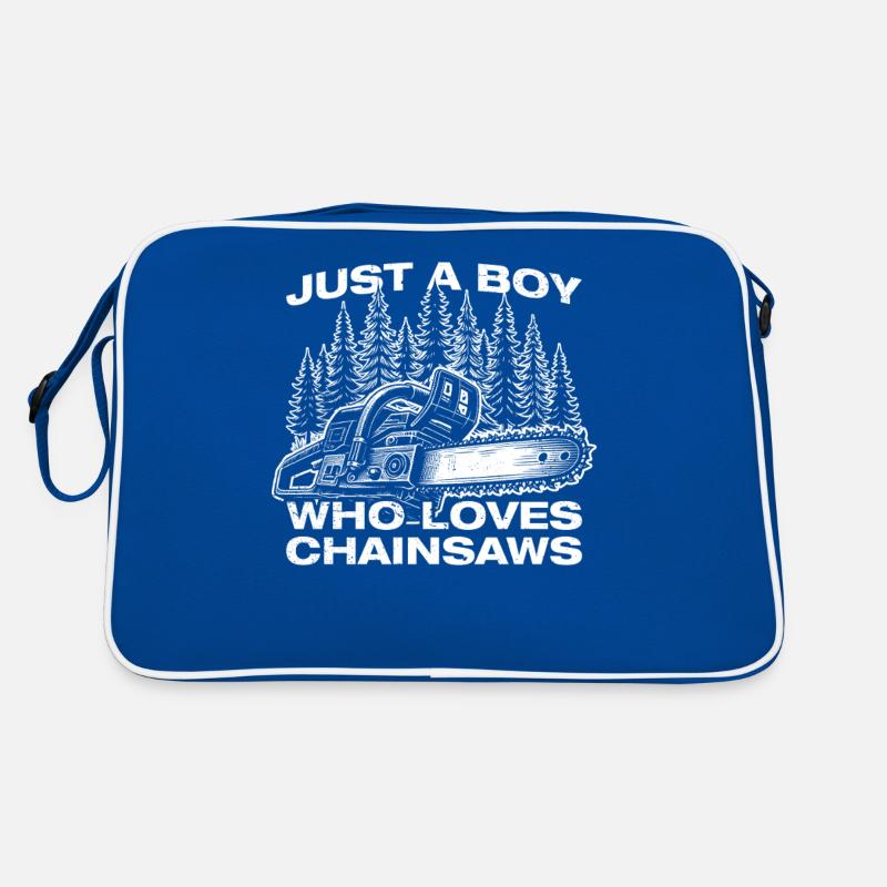 Chainsaws Wood Making Lumberjacks Lumberjacks Retro Bag