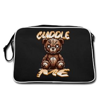 Câline-moi Ours - Sac Retro - noir/blanc - Dos