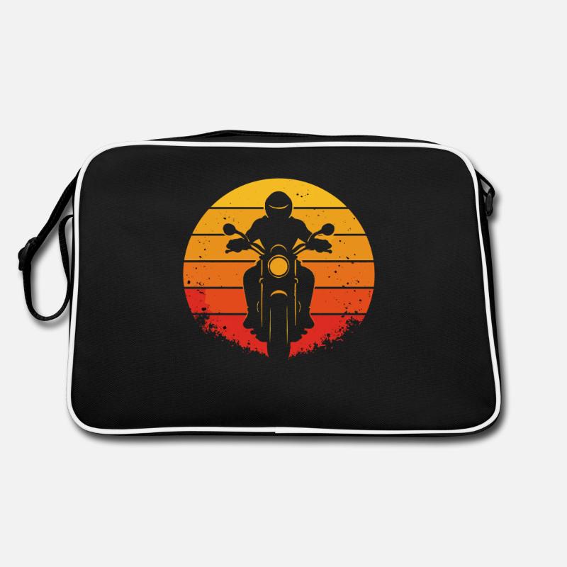 Moto Rétro Sunset – Biker Design Sac Retro