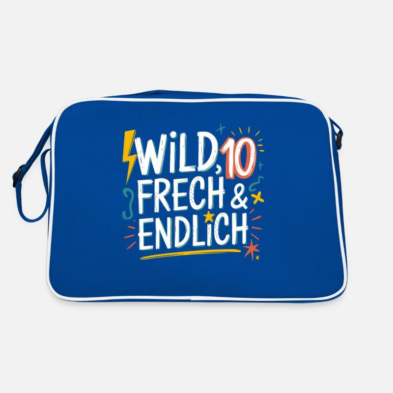 Sauvage, effronté et enfin 10 ans 10e anniversaire Sac Retro