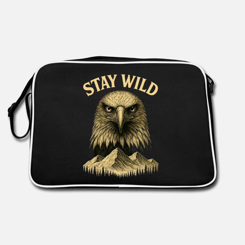 Stay Wild - Majestic Eagle Retro Bag