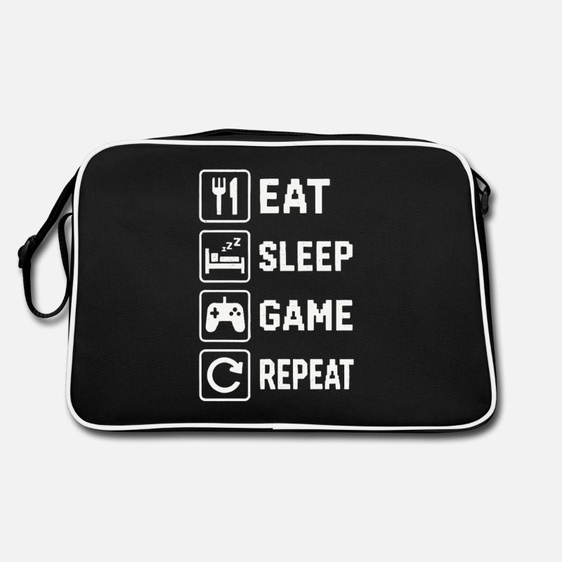 Manger dormir jeu Répéter Sac Retro