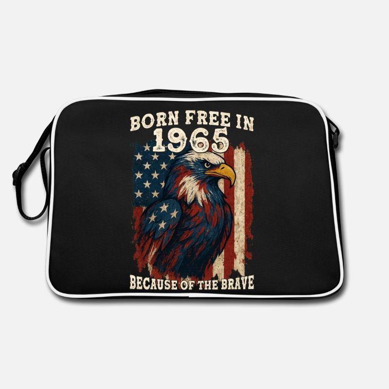 Né libre en 1965 – 60 ans de loyauté et de liberté Sac Retro