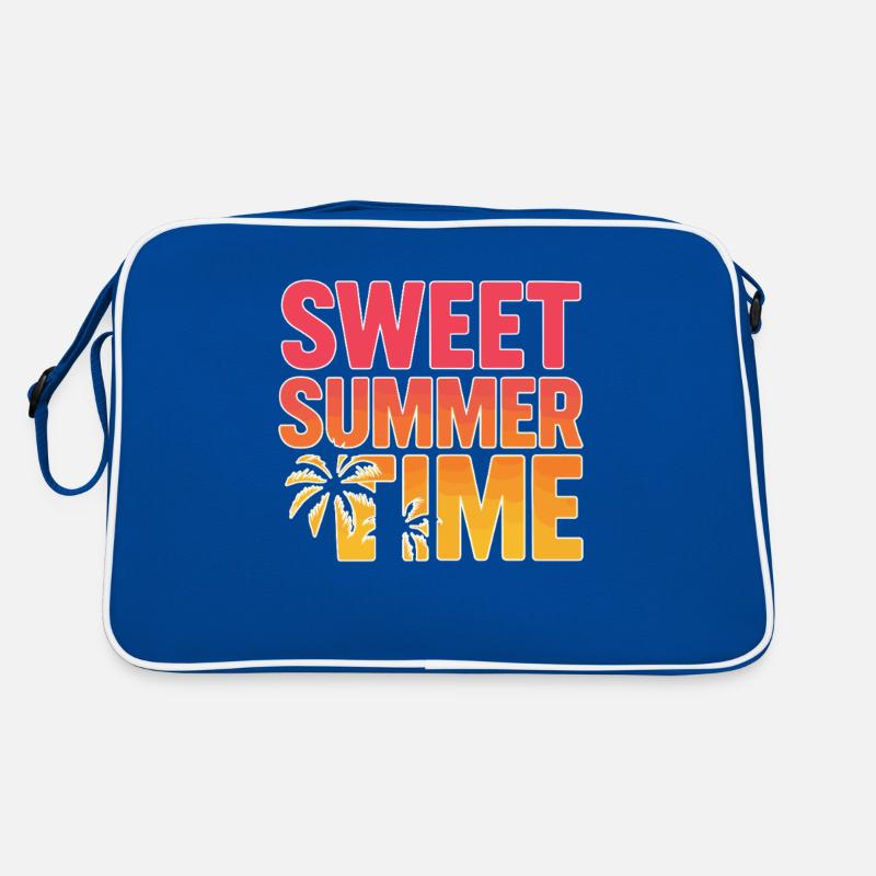 Doux temps d’été - Conception de palmier d’été Sac Retro