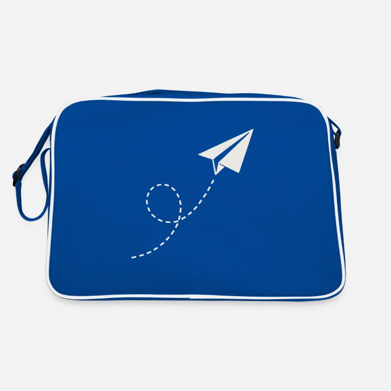 Paper Airplane – Minimalist Flight Design Retro Bag