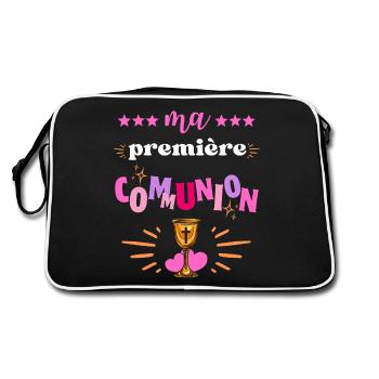 Ma Premiere Communion Fille - Sac Retro - noir/blanc - Dos