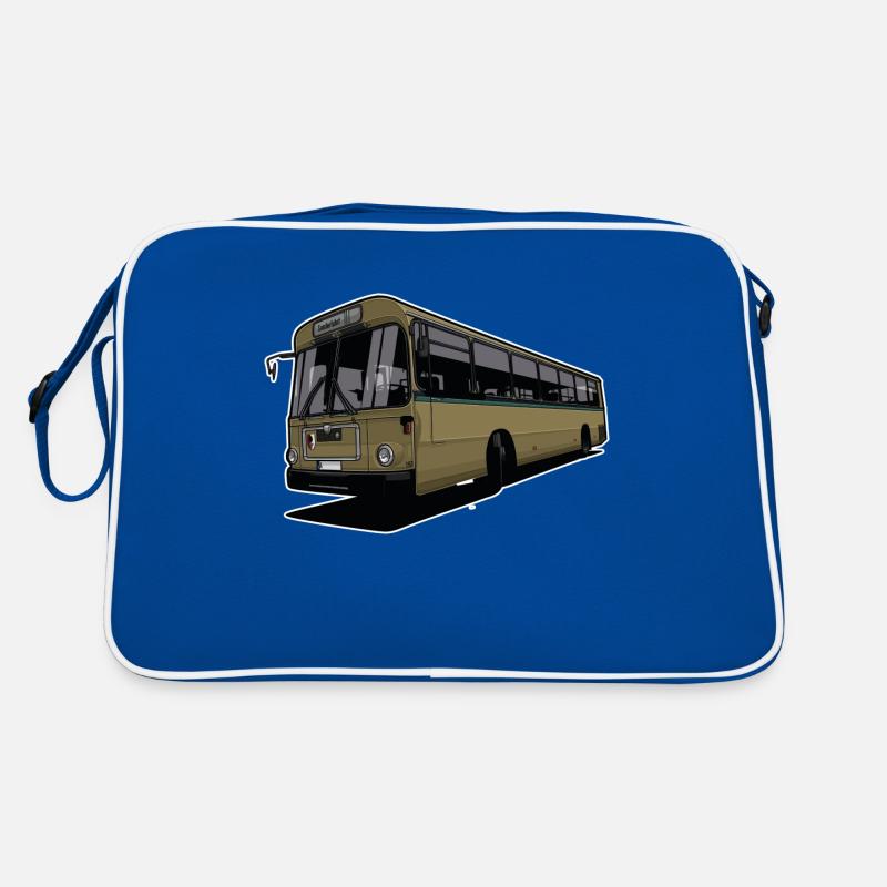 Oldtimer Bus // Illustration Retro Tasche