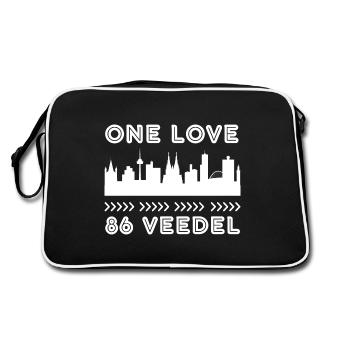 Cologne Kölle Love Cologne Cologne Veedel Souvenir - Sac Retro - noir/blanc - Dos