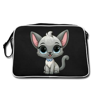 Siamese 22 - Retro Bag - black/white - Back