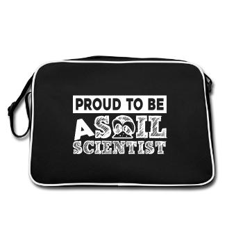 Soil Scientist Proud To Be Soil Scientist - Retro Bag - black/white - Back