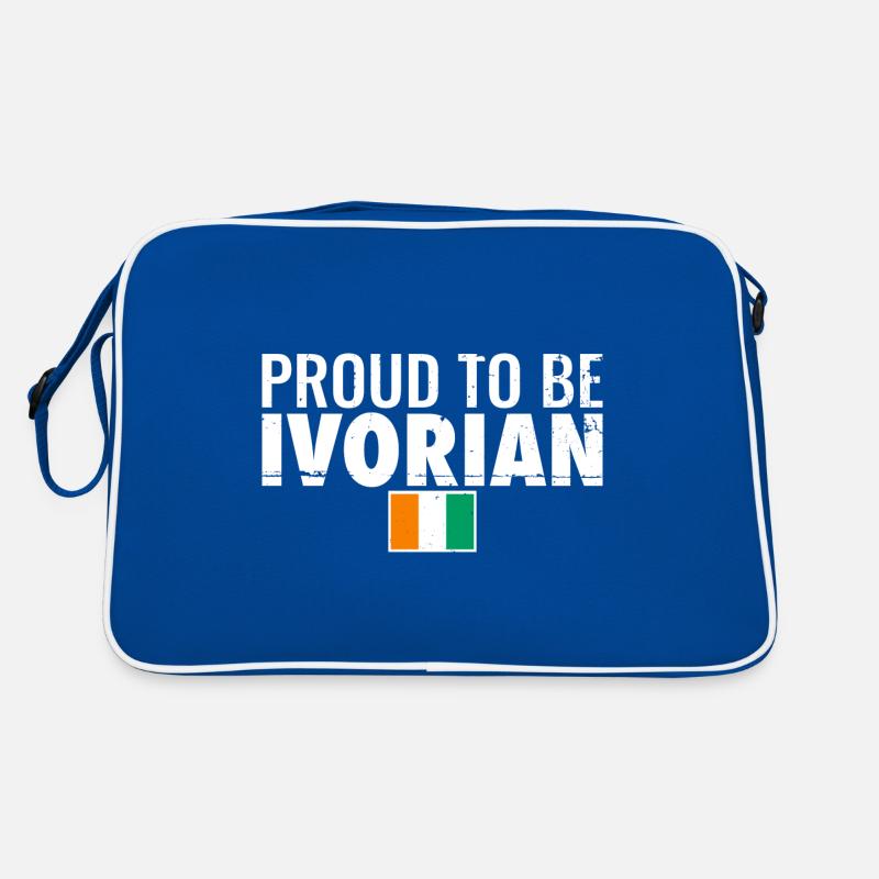 Proud To Be Ivorian Vintage Ivory Coast Flag Retro Bag