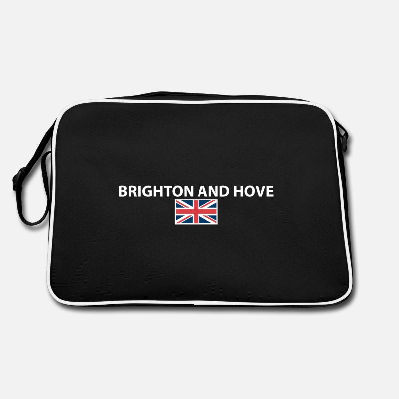 Brighton And Hove Royaume-Uni Drapeau britannique Sac Retro