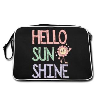 Hello Sunshine Floral Pastel - Sac Retro - noir/blanc - Dos