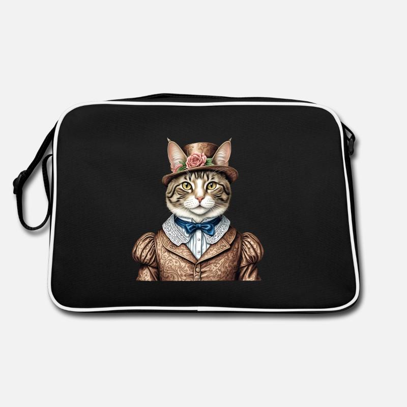 Chat aristocrate Sac Retro