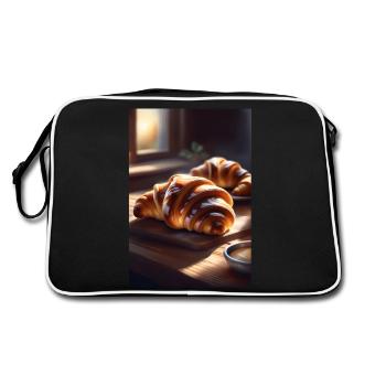 Croissant - Sac Retro - noir/blanc - Dos