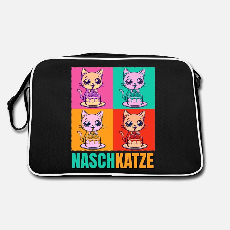 Sweet Tooth Cat Cake Cake Snacking Baking Sweet Retro Bag
