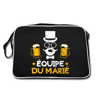 Équipe Du Marié – EVG Style Complice - Sac Retro - noir/blanc - Dos