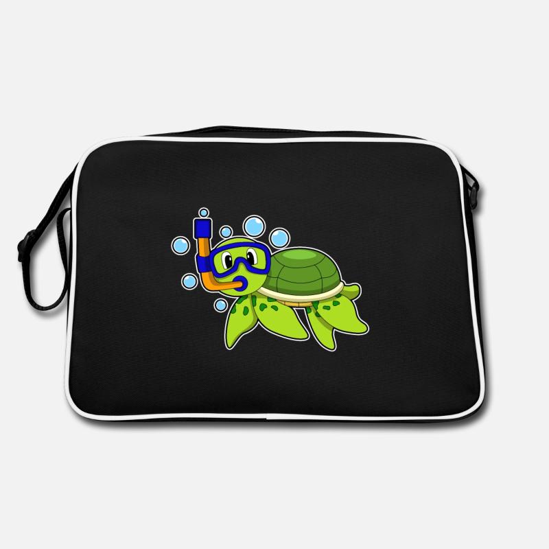 Plongée avec tortue avec tuba Sac Retro