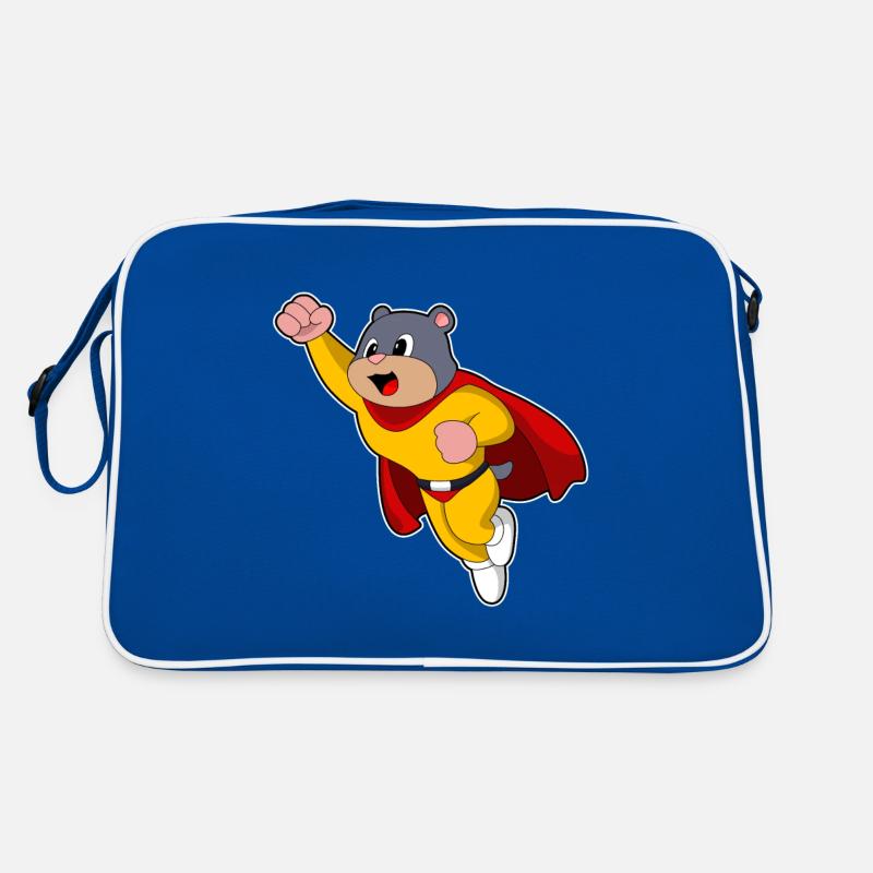 Maulwurf als Held Retro Tasche