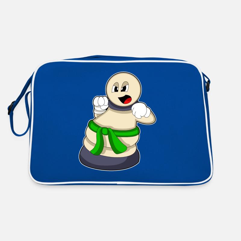 Schachfigur Bauer beim Schach Retro Tasche