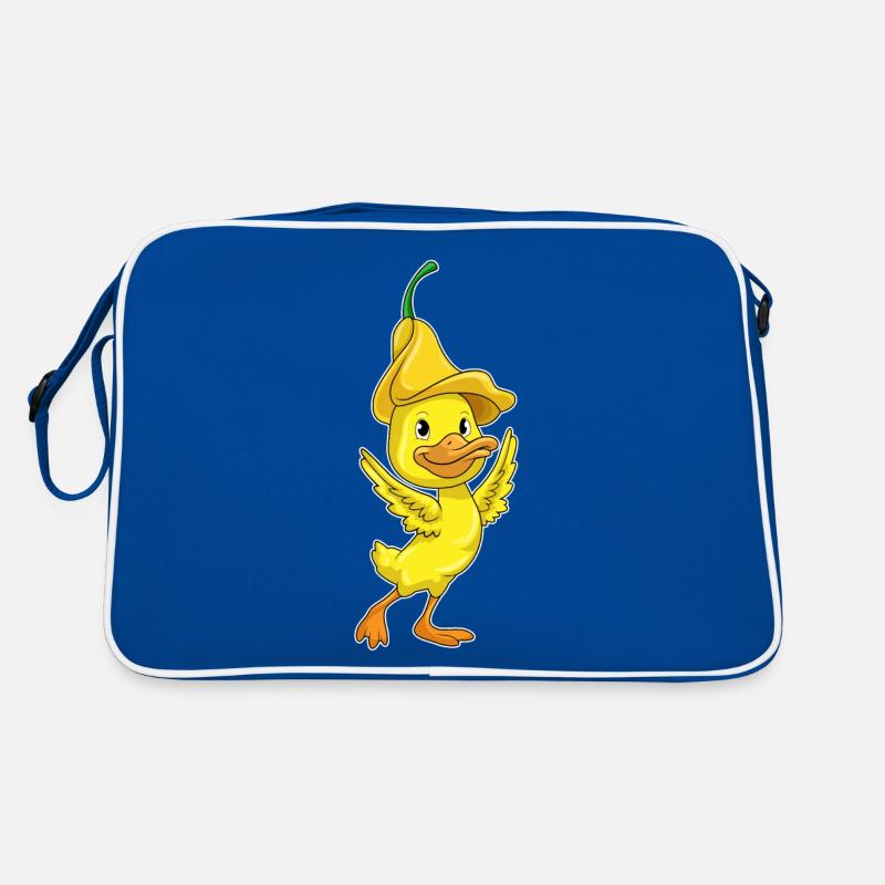 Canard avec capuchon jaune Sac Retro