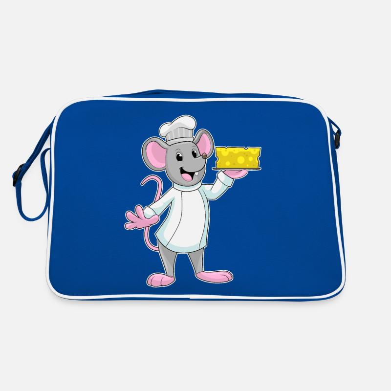 La souris comme cuisinier au fromage Sac Retro