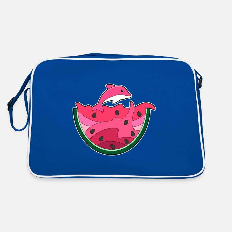 Dauphin à la pastèque Sac Retro