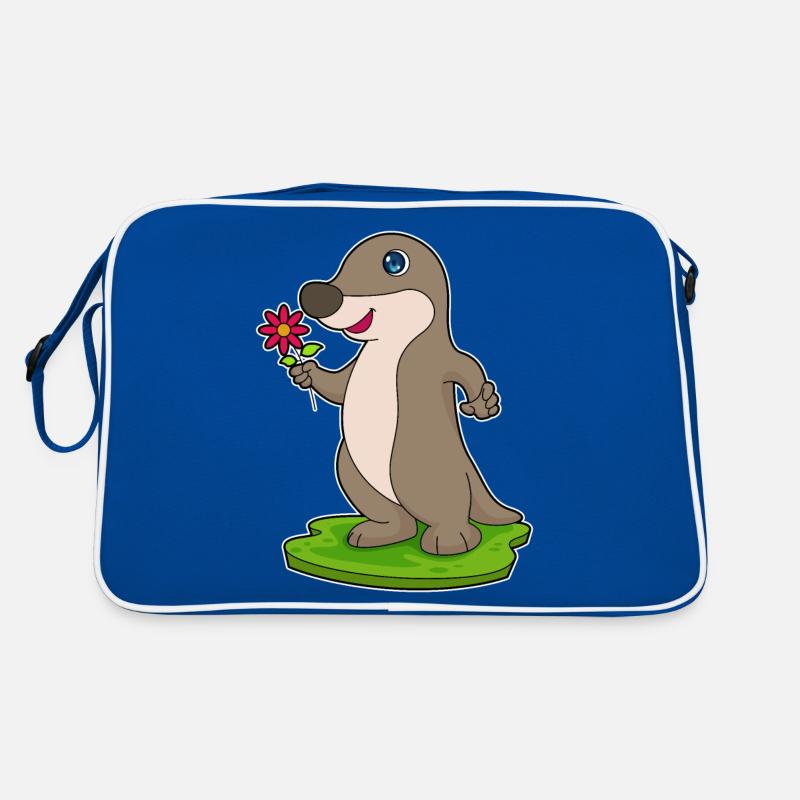 Loutre à fleur Sac Retro