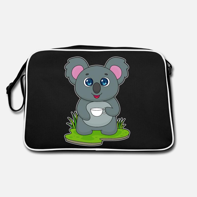 Koala avec tasse de café Sac Retro