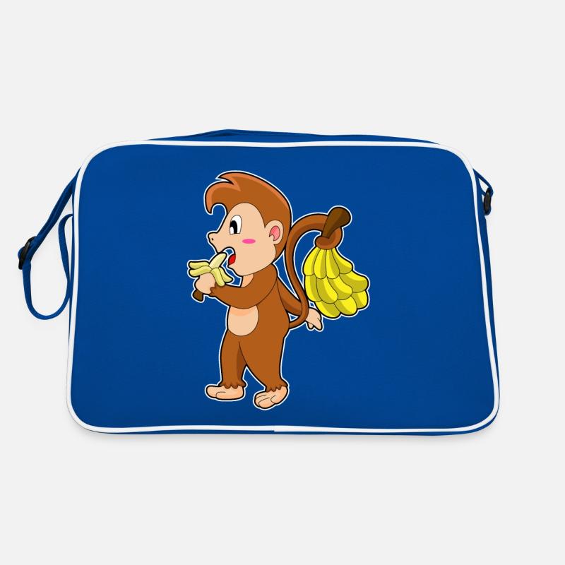 Singe aux bananes Sac Retro