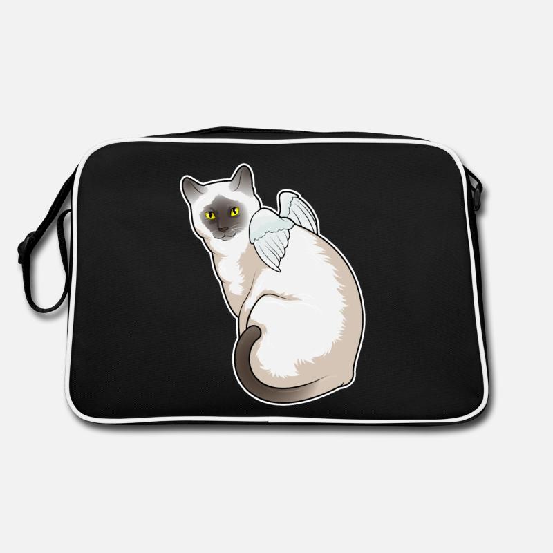Cat Angel Wings Retro Bag