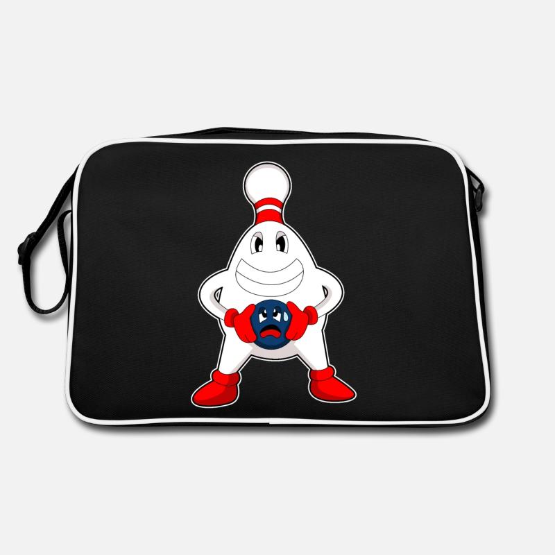 Bowling Bowling Pin Bowlingkugel Retro Tasche
