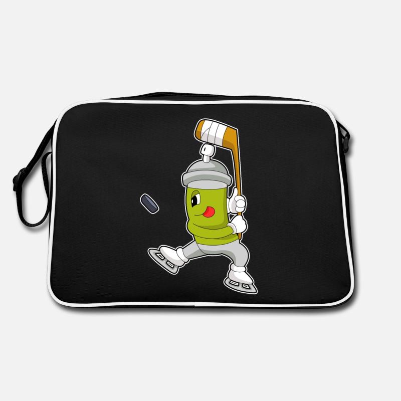 Eisspray Eishockey Eishockeyschläger Retro Tasche