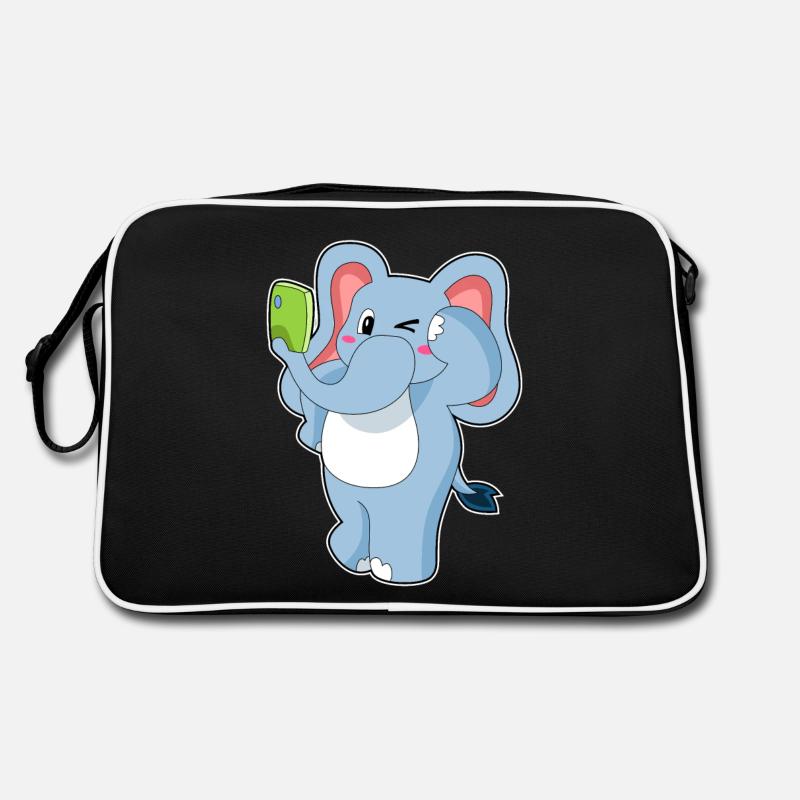 Téléphone portable éléphant Sac Retro