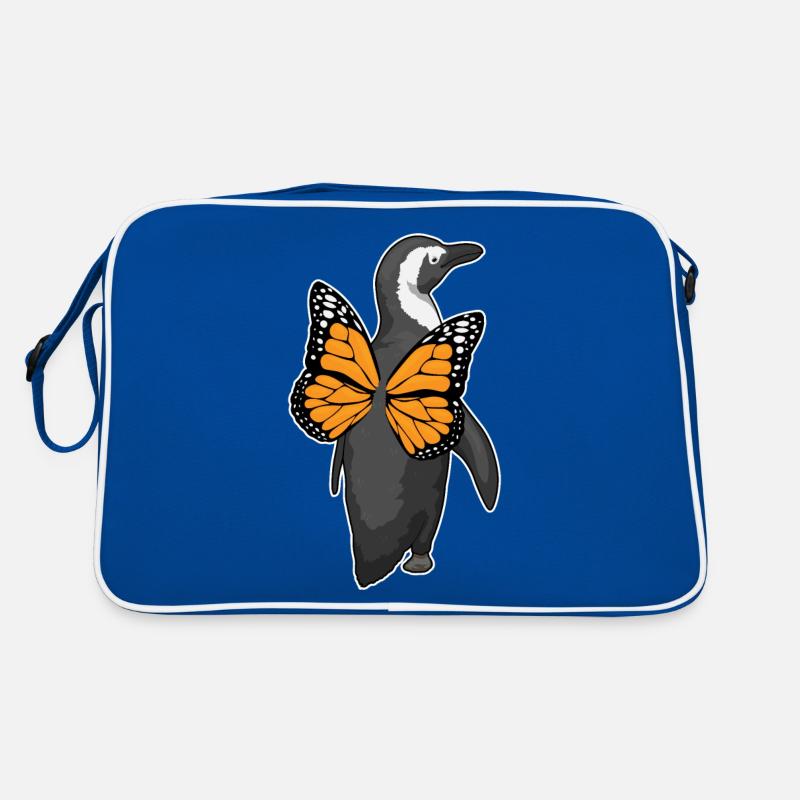 Ailes de papillon de pingouin Sac Retro